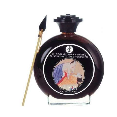 Shunga Body Painting Czekoladowa Farba Do Ciała + pędzelek 100ml